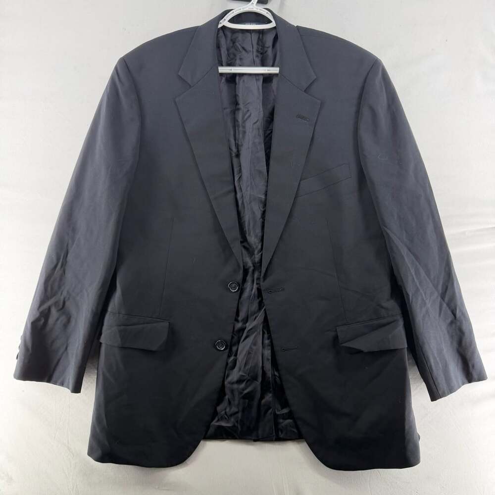 1646 Brooks Brothers Brooksease Suit Jacket Black Wool 2-Button